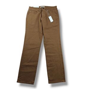 Warp Weft ORD Chicago Straight Jeans Men's 28x30 Tobacco Brown Stretchy NWT